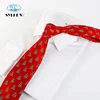 The best quality beautiful red Mens christmas tie variety of using cravat tie 100% silk