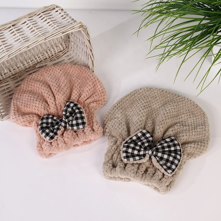 Waterproof long hair swim cap fabric shower cap