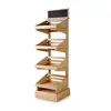 custom 4 tier wooden display stand