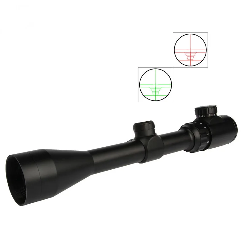 

ANS Outdoor Sports Hunting 3-9X40EG shooting scope Red Green Illuminated Riflescope with Extinction Tube Free 20MM/11MM Mount, Black