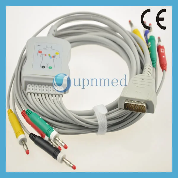 GE 10 EKG cable,Banana,IEC type.JPG