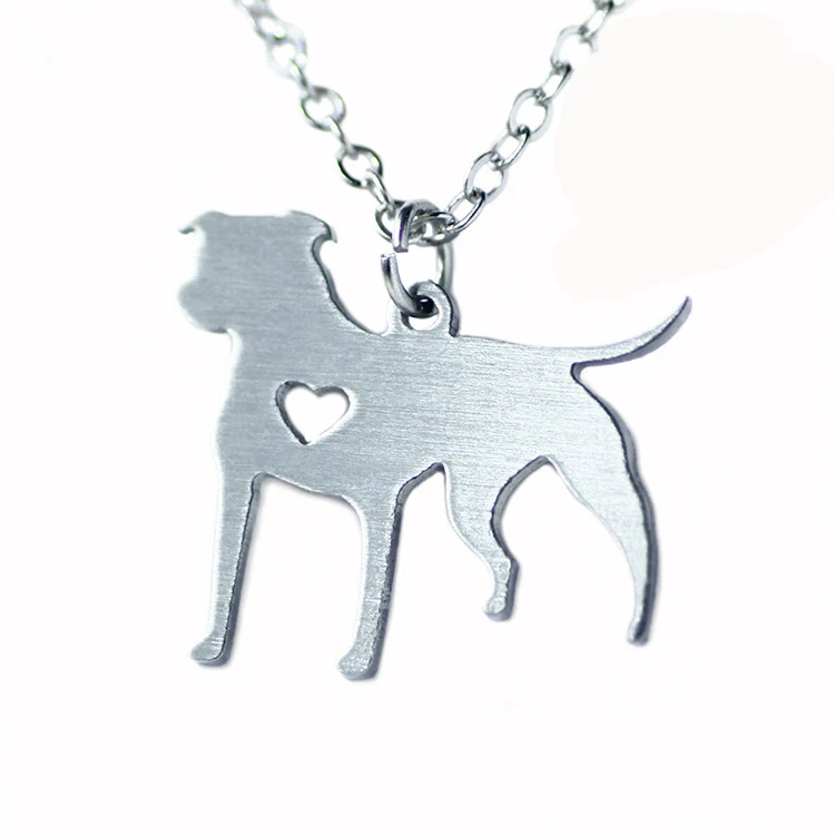 

fashion simple animals love dog stainless steel all pet dog silver necklace manufacturers necklace chain wholesale jewelry