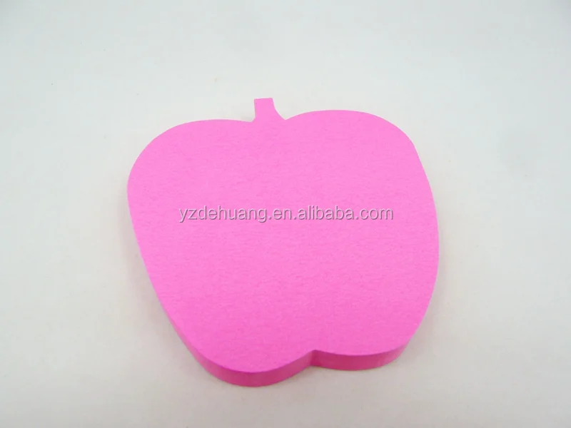 wholesale china supplier pink heart shaped custom sticky notes