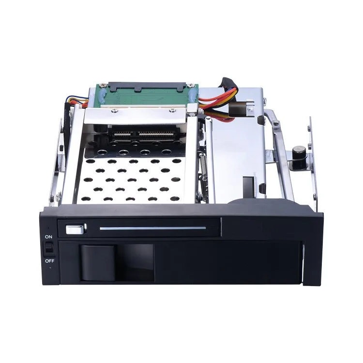 Dual Bay 2.5+3.5inch Sata Internal Hdd/ssd Mobile Rack With Hotswap