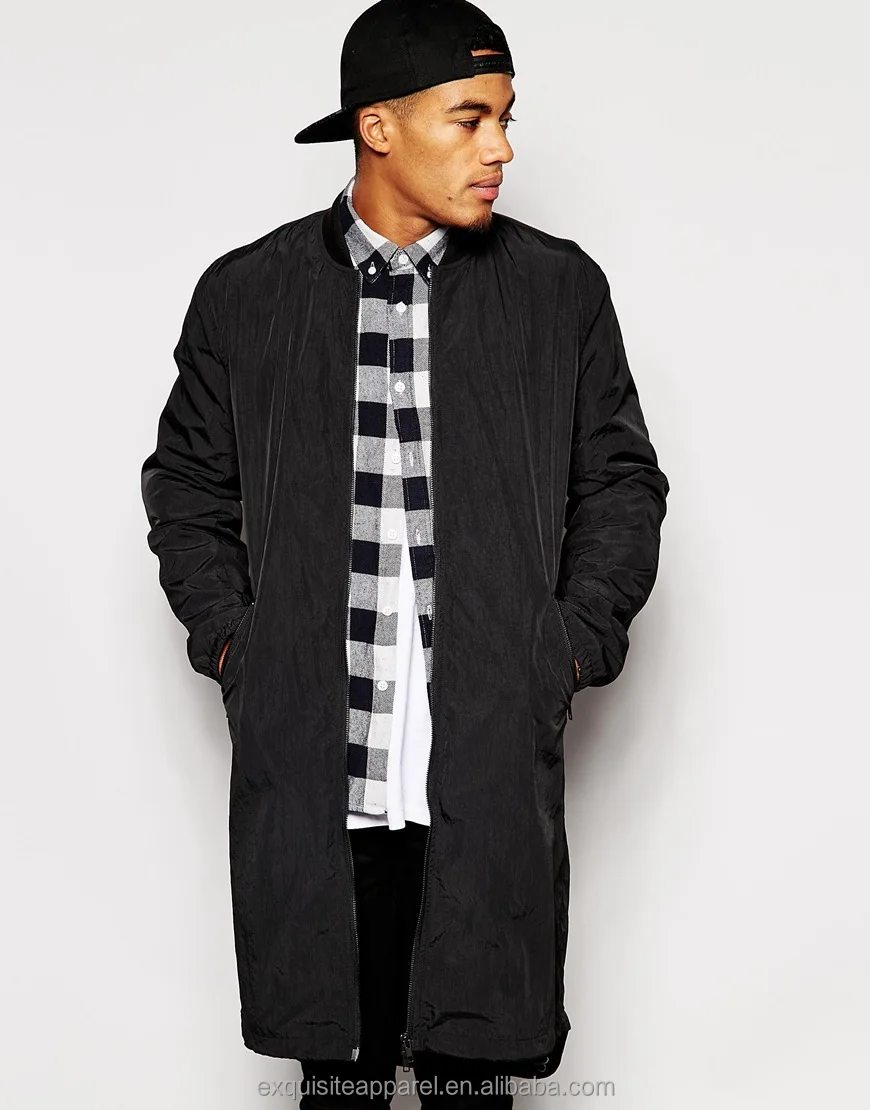 bomber long jacket