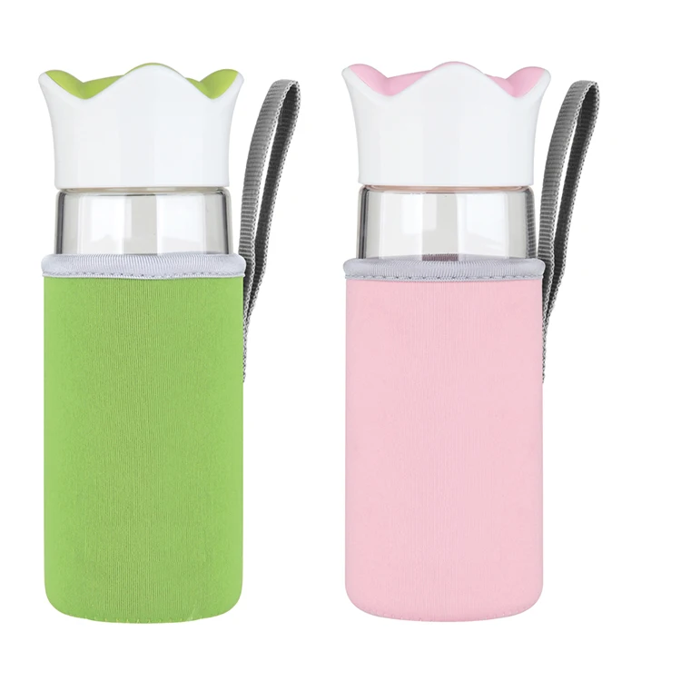Made In China Best Quality Hand Protect Bottle Sleeve Glass Water Bottle
