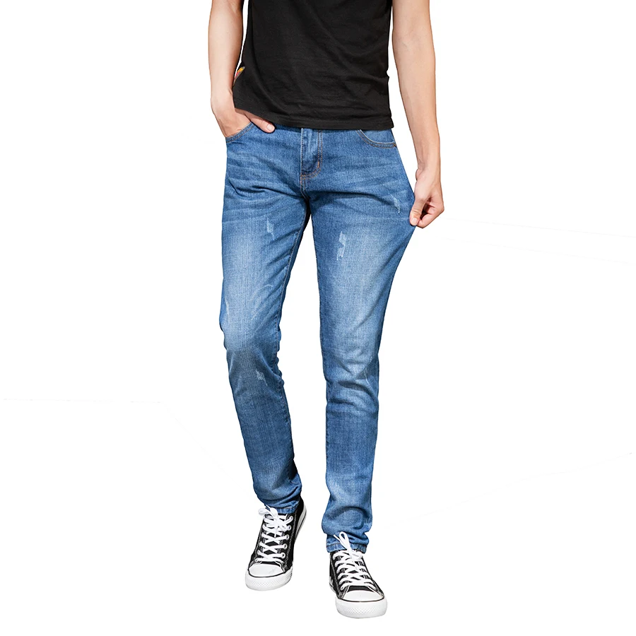 2019 Hot Selling Tapered fashion jean selvedge mens pants Denim Jeans Trousers Washed Wholesale China factory