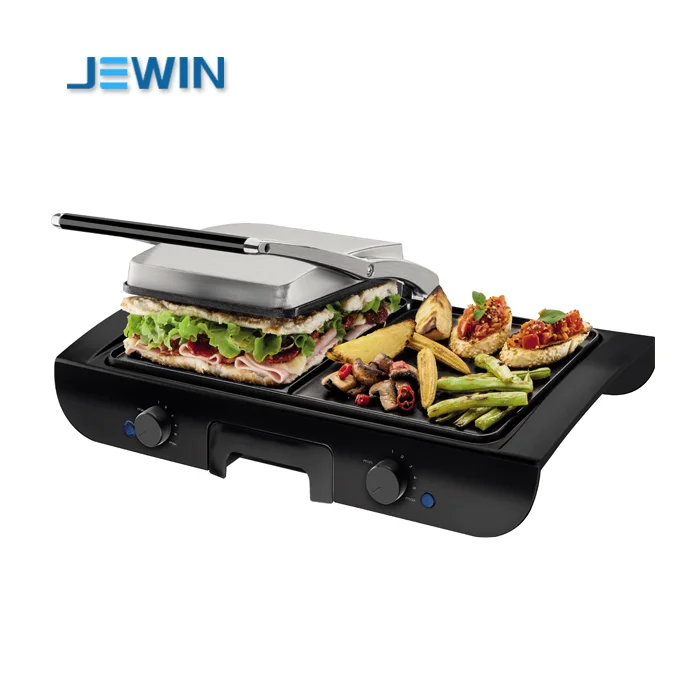 Multigrill Plate Table Top Electric Bbq Grill Open 180 Degree Grill