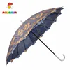 China Product 16 Ribs Promotional Double Layer Straight Umbrella