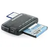 6 port all in 1 USB 2.0 Mini Transparent Multifunction CF TF SD XD MS Multi-card Memory Card Reader Adapter