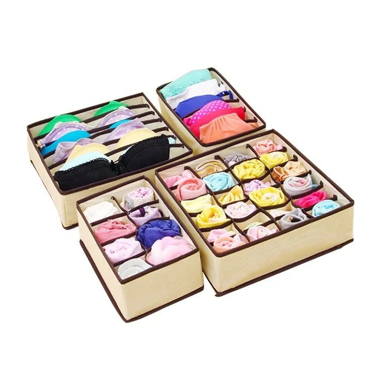 

Top Selling Ecofriendly Durable Bra and Sock Storage Box, Customized color