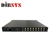 Carrier grade 8 DVBS2/ISDB-T/DVB-C/ATSC RF Signal to ip streamer,rf to ip converter for cable tv digital headend,IPTV solution