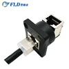 China factory suppliered RJ45 RJ45 Signal Socket 90 Angle Internet Access