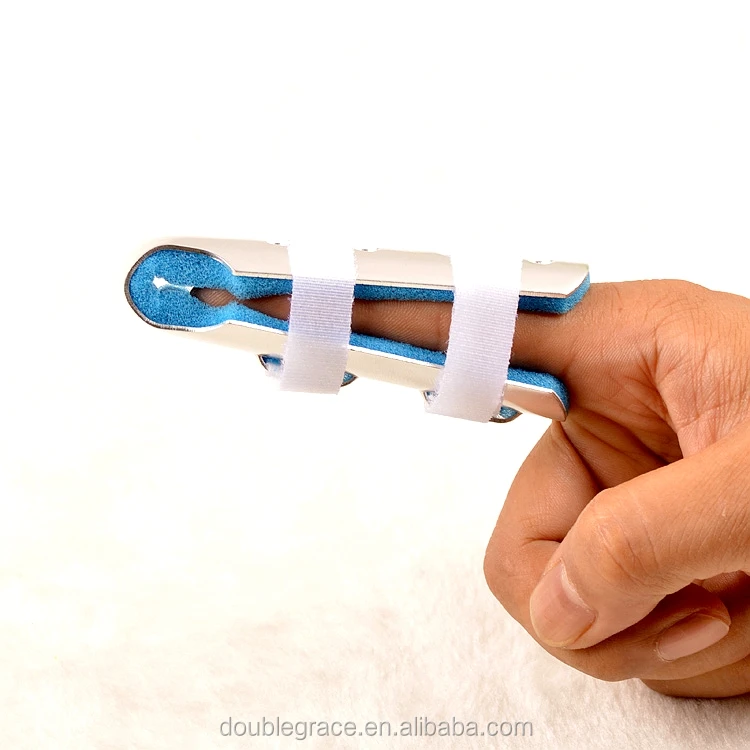 flexible aluminum medical roll finger splint with foam cushion