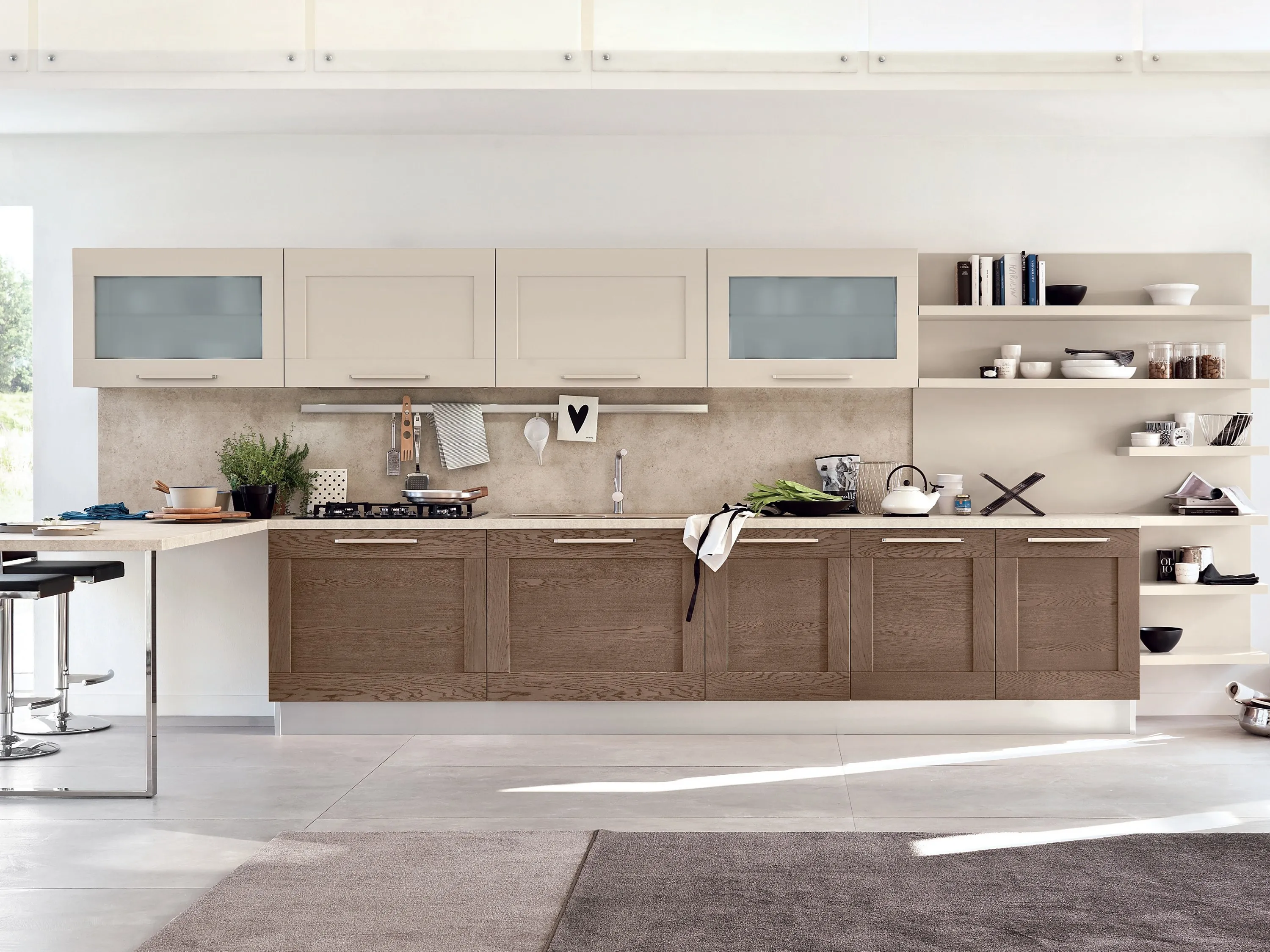 European Designs Solid Wood Kitchen Cabinet Sets