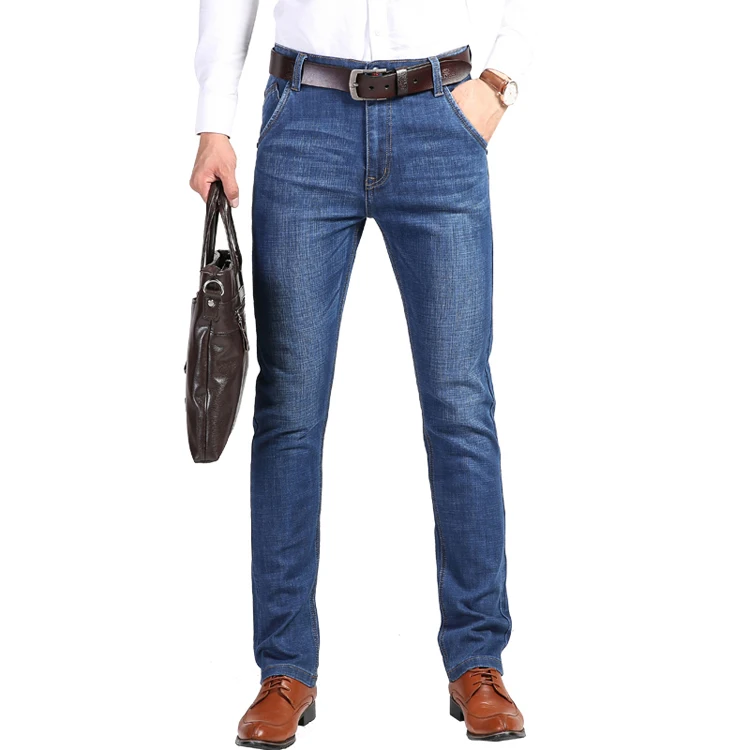 de jouwe specificeren repertoire Euro Men's Jeans Stretch Blue Denim Business Slim Fit Jeans Size 30 32 34  35 36 38 Pants Jean For Men - Buy Demin Jeans,Euro Jeans,Jeans Denim Man  Product on Alibaba.com
