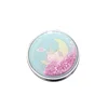 Cute Animal Pattern Custom Around Quicksand Lady Handbag Vanity Compact Mirror