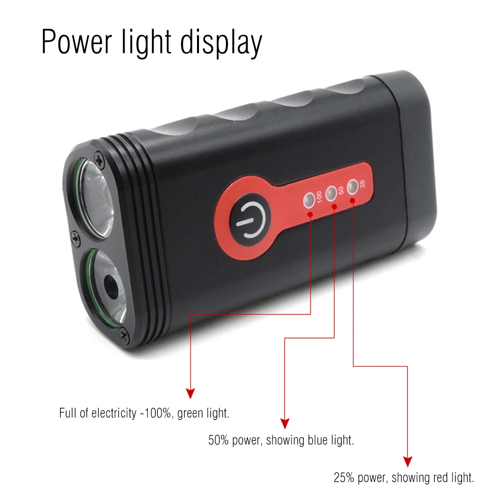 Watt LED Bike Light Super Bright Bicycle Lantern Lighting