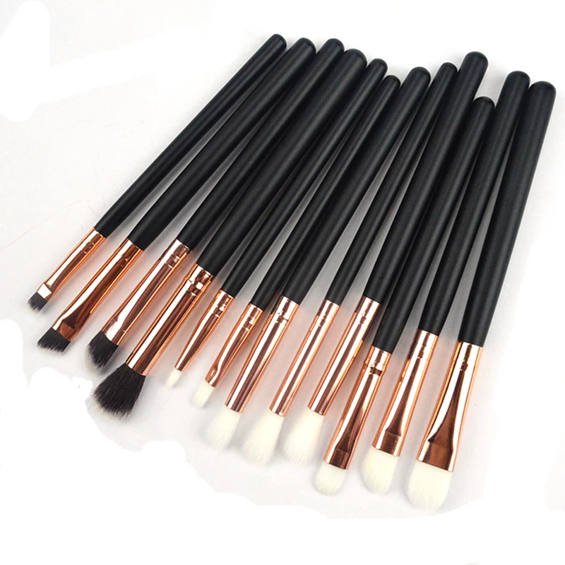 

12pcs cheap cosmetic eyeshadow eye brush set makeup brush
