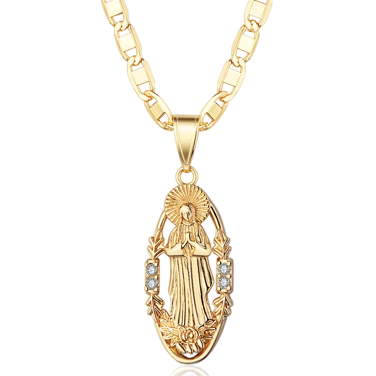 

Hiphop Religious Jewelry Fashion Gold Buddha Necklace Pendant