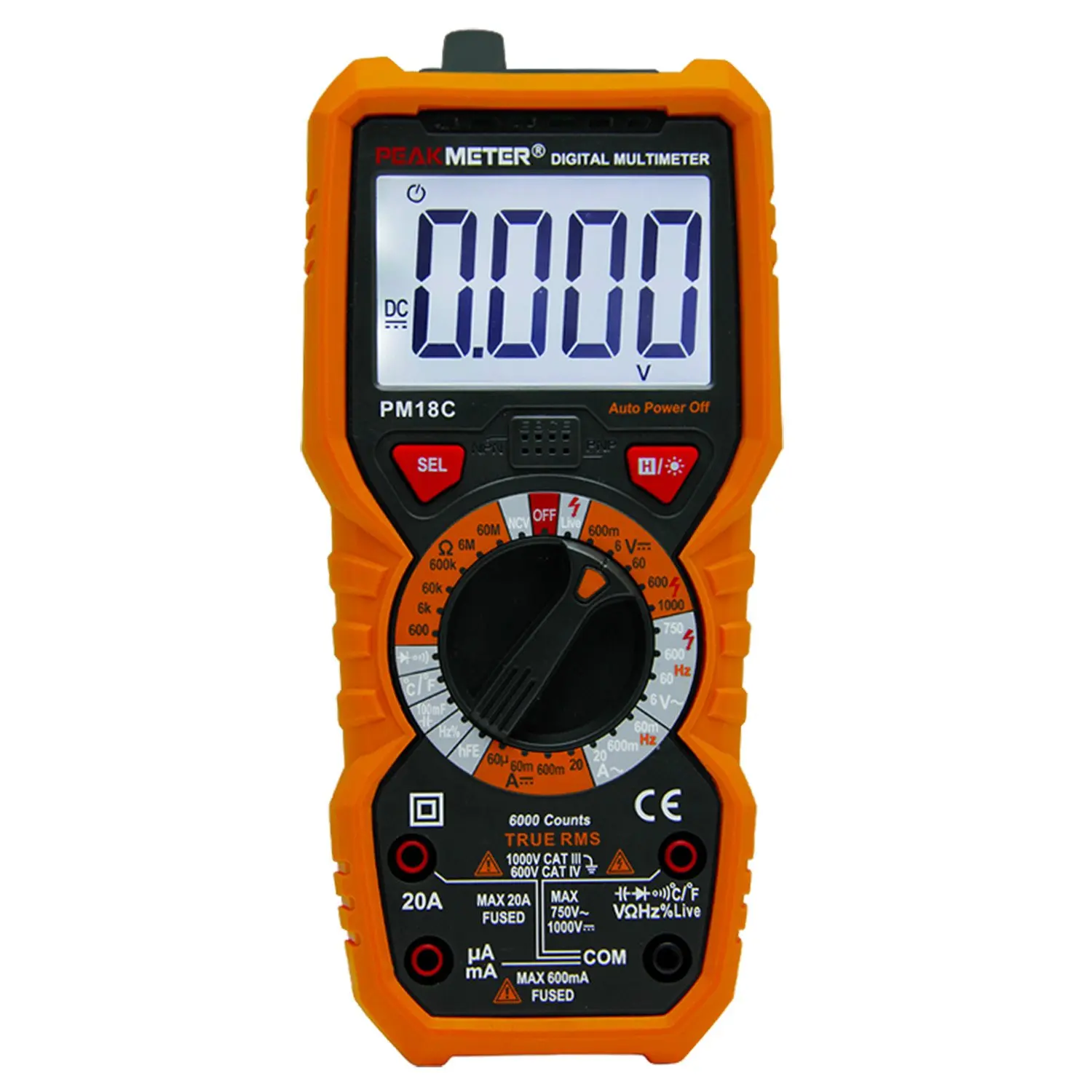 Multimeter VICI VC99 3 5/6 LCD Manual Auto Digital Multimeter Tester ...