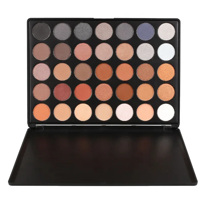 wholesale private label eyeshadow palette makeup 35 color matte