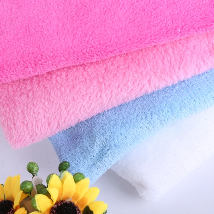 Custom Design Upholstery Coral Fleece Fabrics Textiles 100 Polyester