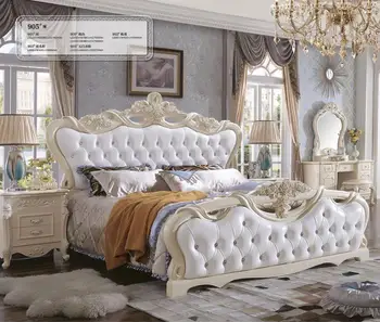 Pakistan Antique Fancy White Vintage Bedroom Sets Bedroom