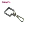 BSCI Approved Factory Price Hot Sale Zinc Plated Hardware Rigging Square Collar Swing Hook with Snap Hook