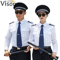 

Police shirt Security Guard uniform ssark garment prison guard shirt uniforms protective clothing airport uniforms