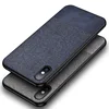 Newest High Quality TPU Bumper Hard PC Fabric Back Mobile Phone Back Cover Case For iPhone X XR XS MAX For iPhone 8 7 6 6S Plus