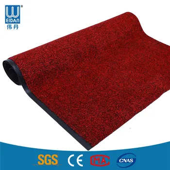 Red Black Cotton Large Small Non Slip Dirt Barrier Entrance