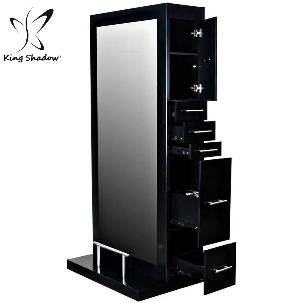 

Kingshadow barber mirror station double sided salon styling station, Optional