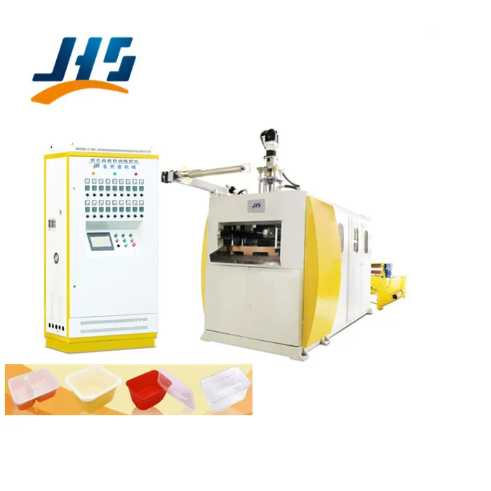
HYC-850 bigger square container thermoforming machine price 