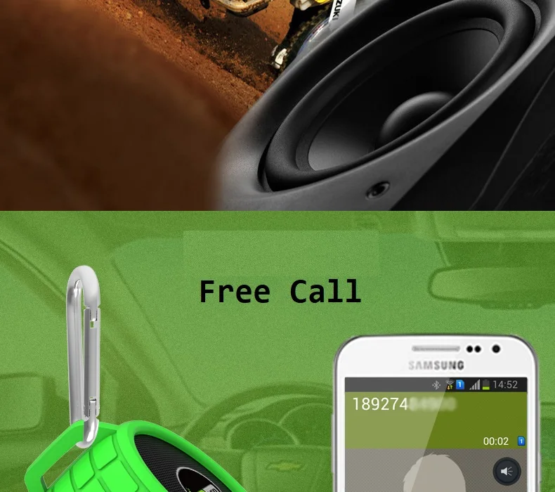 Bluetooth Wireless Portable Mini Waterproof Smart Outdoor Hand Grenade Bomb Speaker