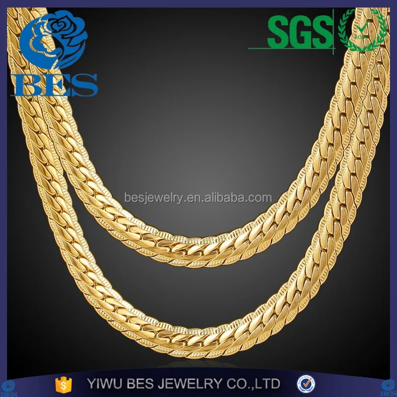 

Fashion Jewelry 2017 In Necklace Gold Necklace Jewelries for Men Cuban Link Copper Chain