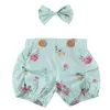 Best quality children clothes baby girl clothing summer floral baby shorts