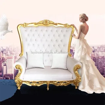 Wholesale Throne Chairs Luxury Wedding Royal Bride And Groom Sofa