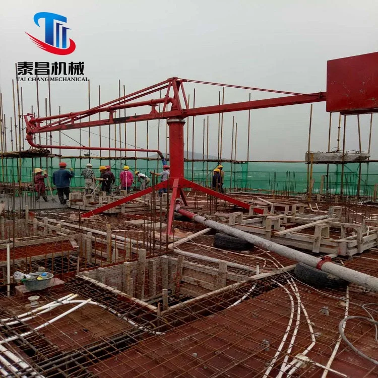 
High quality best selling stationery spider concrete placing boom for sale 