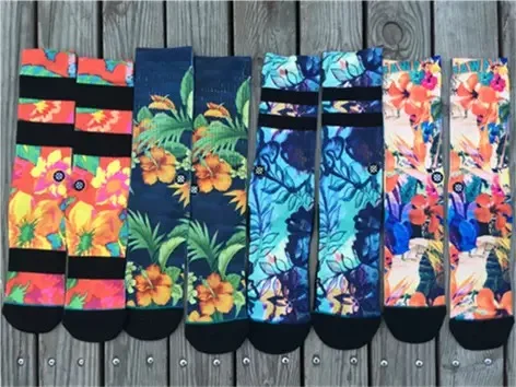 
High quality new fashion sublimation socks 3d digital printing socks 