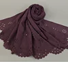 Pearl chiffon scarf new bubble towel Muslim pearl cut flower scarf popular scarf selling