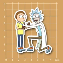 Rick and Morty Pilot Seeds waterproof PVC sticker for Fixed Gear Car Suitcase Notebook Refrigerator Skateboard