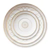 JY Double Circle Plates Sets Fine Bone China Plate Sets for wedding and home use