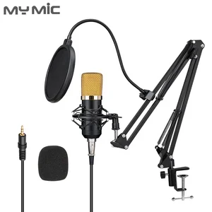 BM700X Condenser Recording Microphone Adjustable Arm Stand