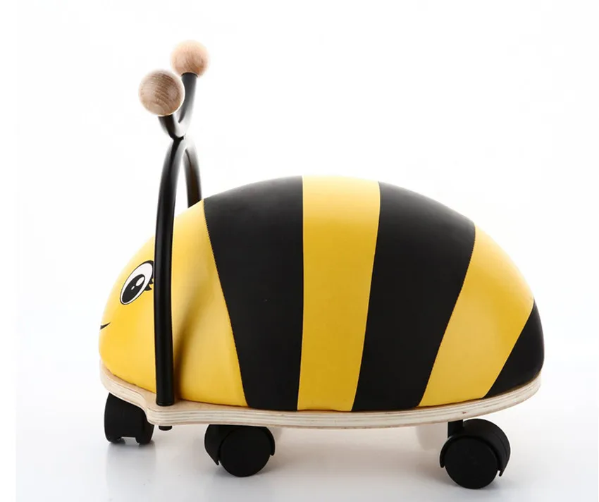 wooden ladybug ride on