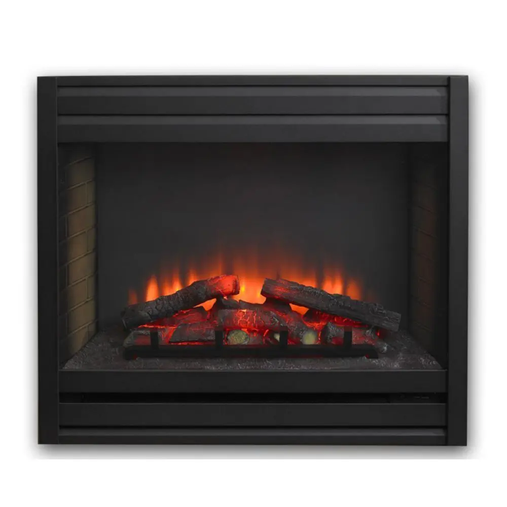Outdoor GreatRoom Louvre Built-In Electric Fireplace