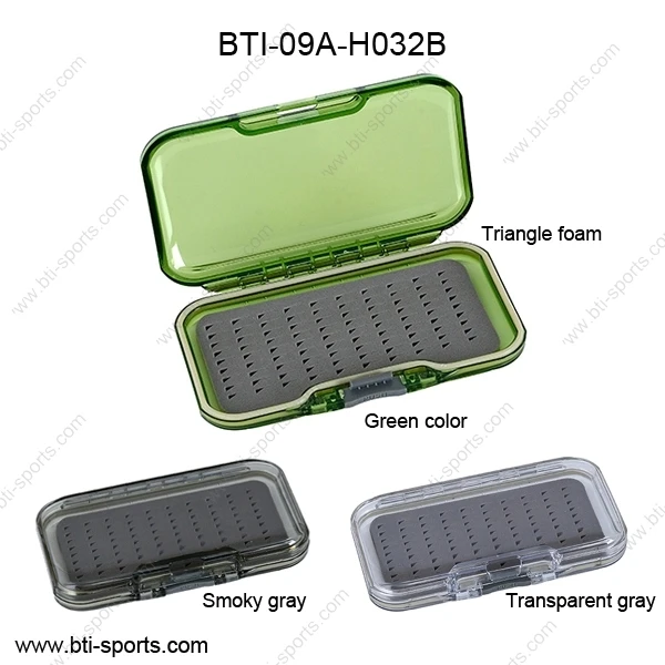 
Flexible MOQ spring tache waterproof fly boxes for fly fishing with different color and form choice(B15) 