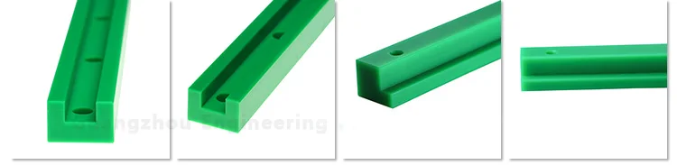 wear resistance anti-aging mc nylon liner guide rail plastic strip for curtain