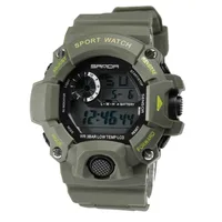 

Sanda 326 Men's LED Digital Watch Quality Sport Military Wristwatch Outdoor Clock