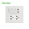 New Design Switch And 2 Pin 3 Pin Universal Socket With Power Outlet